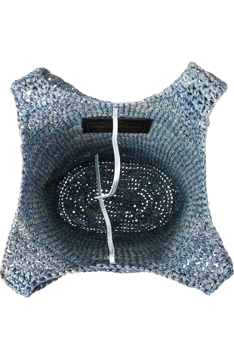 Kurt Geiger London Raffia Hobo Bag, Alternate, color, Light/ Pastel Blue