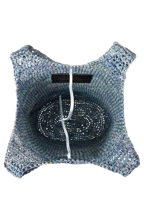 KURT GEIGER KURT GEIGER LONDON RAFFIA HOBO BAG