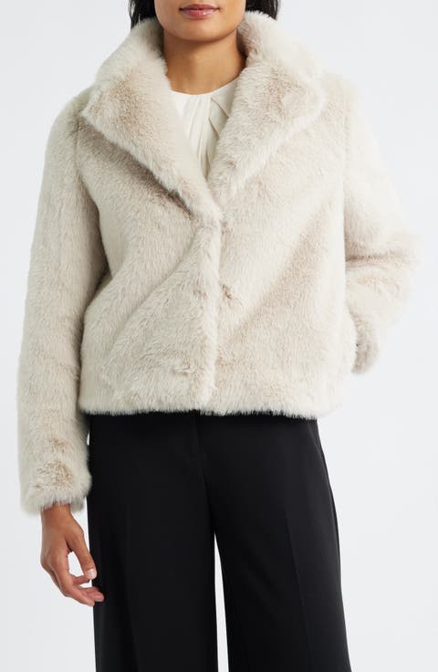ジャケット・アウター PARTIMENTO WOMEN Fur Cropped Jacket ジャケット・アウター PARTIMENTO WOMEN Fur Cropped Jacket
