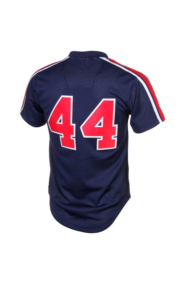 Mitchell & Ness Men's Mitchell & Ness Reggie Jackson Navy California Angels Cooperstown Mesh Batting Practice Jersey, Alternate, color, Navy