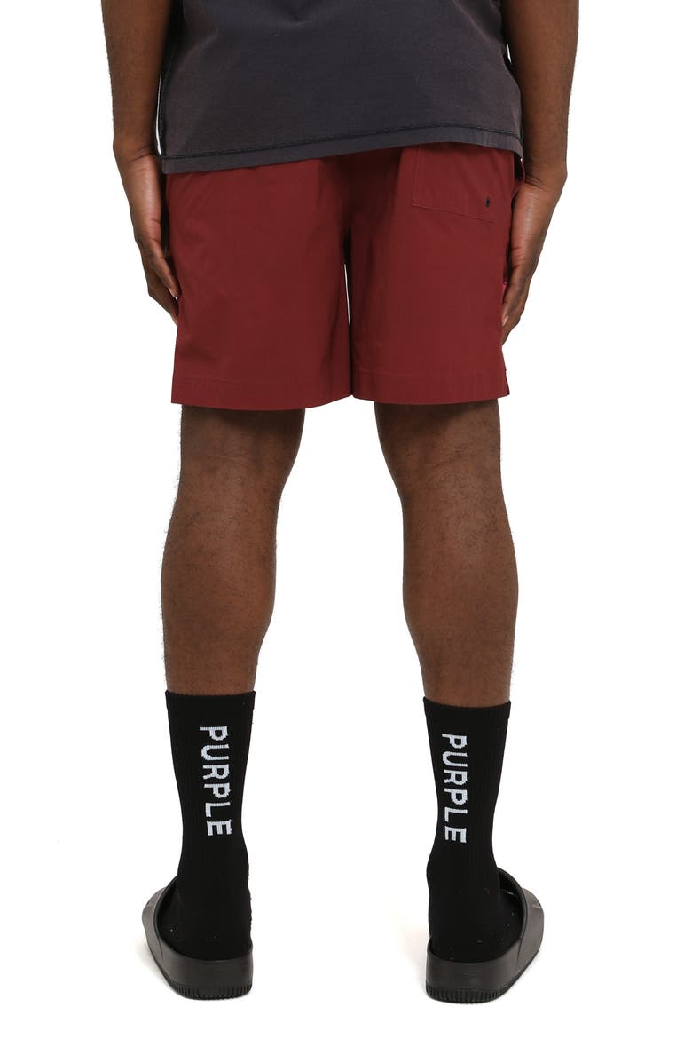 All Round Logo Shorts, Alternate, color, RED