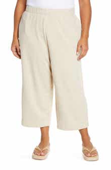 Vince Crop Pull-On Cotton Blend Pants