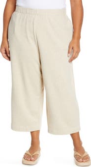 Vince Crop Pull-On Cotton Blend Pants
