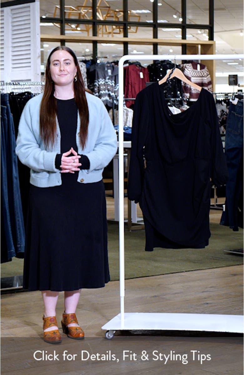 Alysia One-Shoulder Long Sleeve Minidress, sales video thumbnail