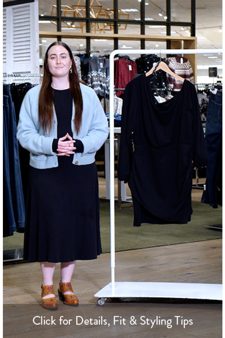 Alysia One-Shoulder Long Sleeve Minidress video