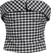 POSSE Chiara Strapless Stretch Cotton Top