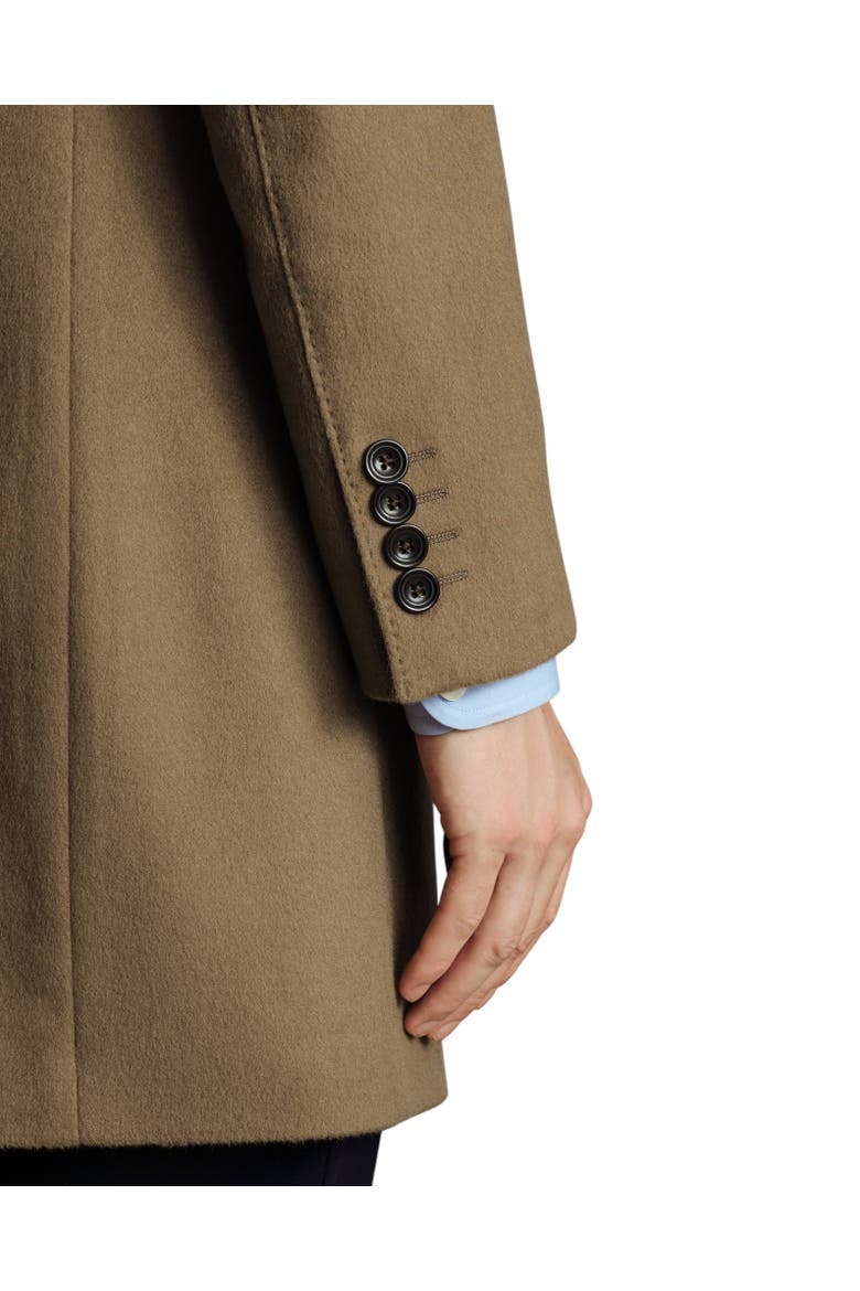 Wool Overcoat, Alternate, color, Brown