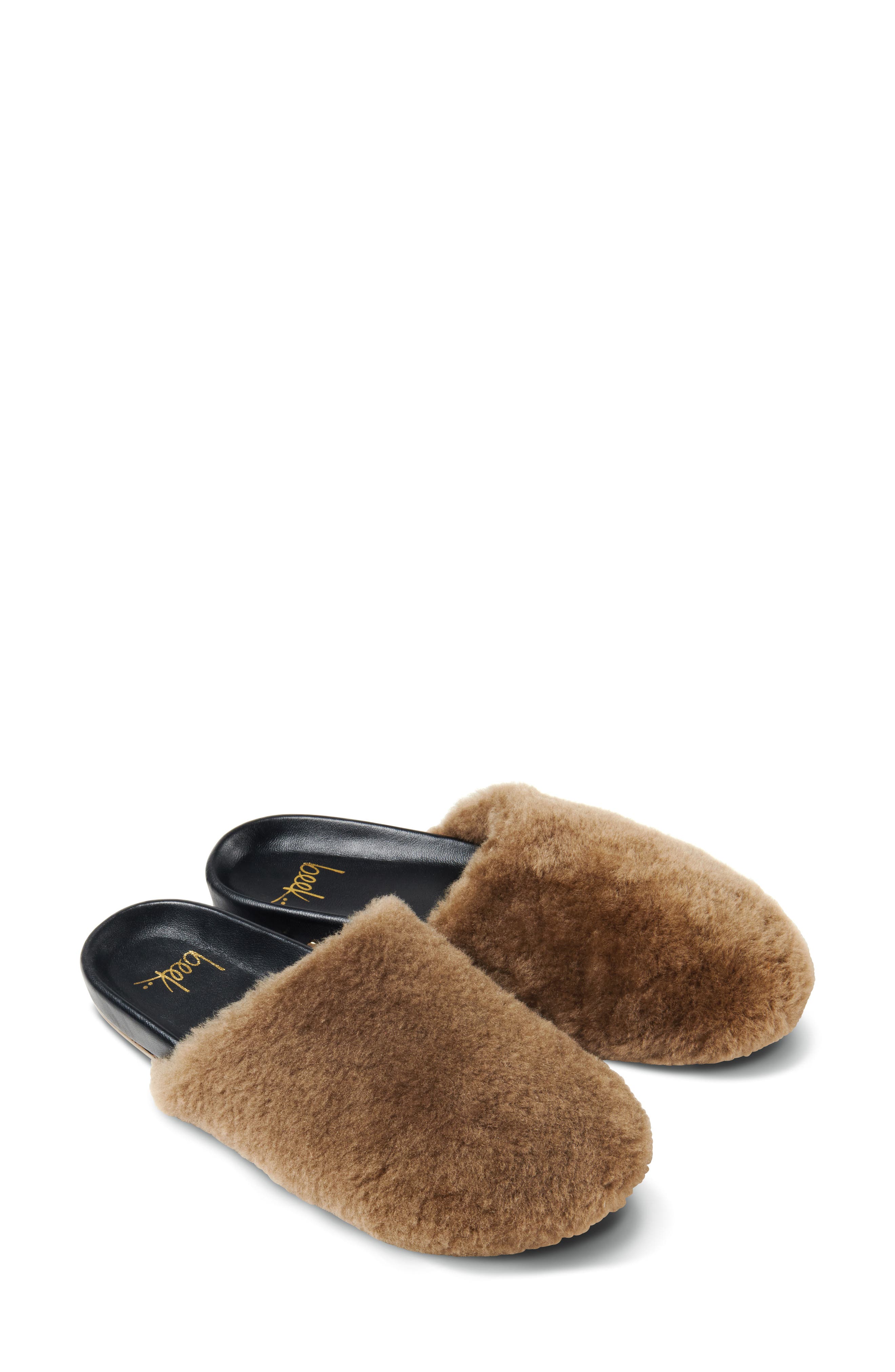 Beek Flufftail Genuine Shearling Slipper, Main, color, 