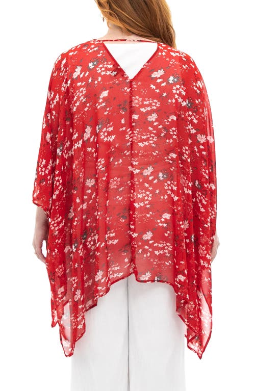 NINA LEONARD NINA LEONARD SEMI SHEER OPEN FRONT TOPPER 