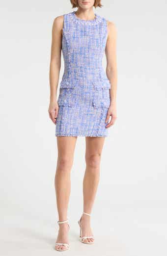 Cinq à Sept Lucie Ellisella Sleeveless Bouclé Minidress