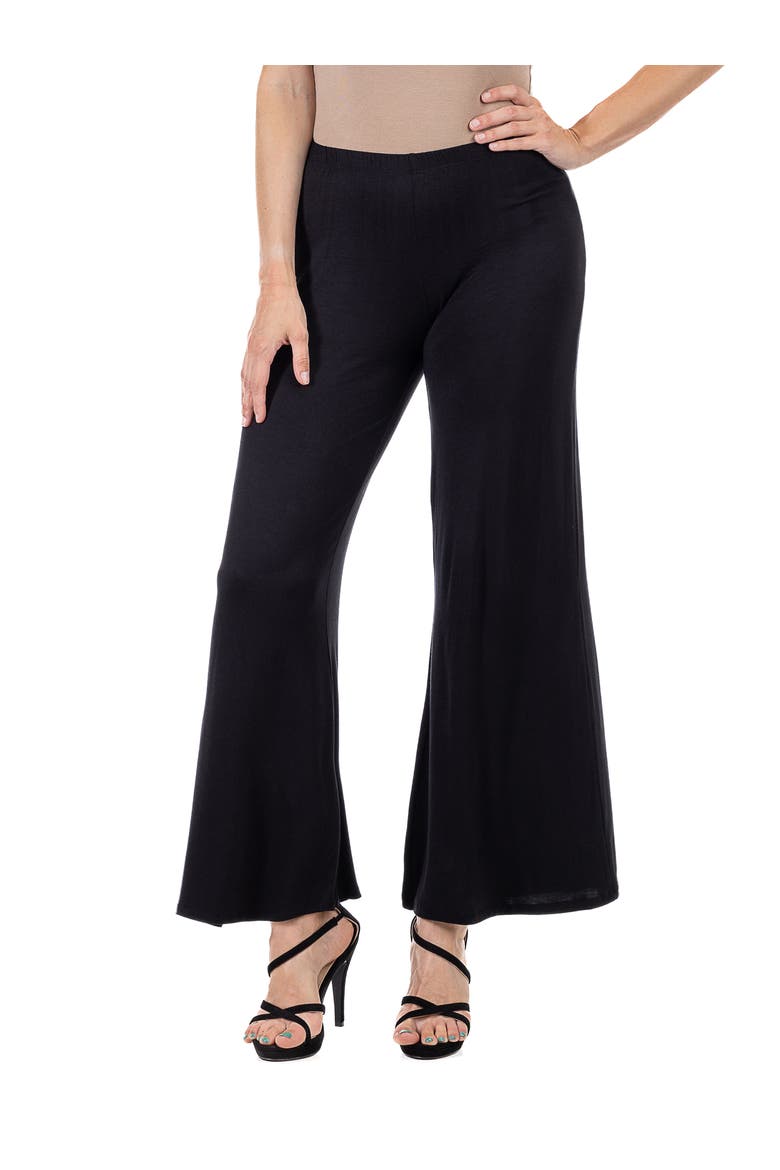 Comfortable Solid Color Palazzo Pants, Main, color, Black