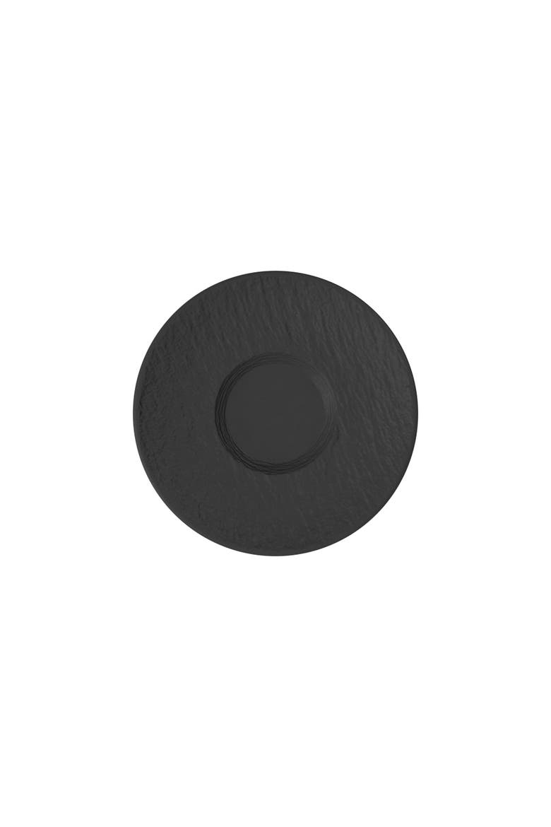 Manufacture Rock Coffee Cup Saucer, Alternate, color, black