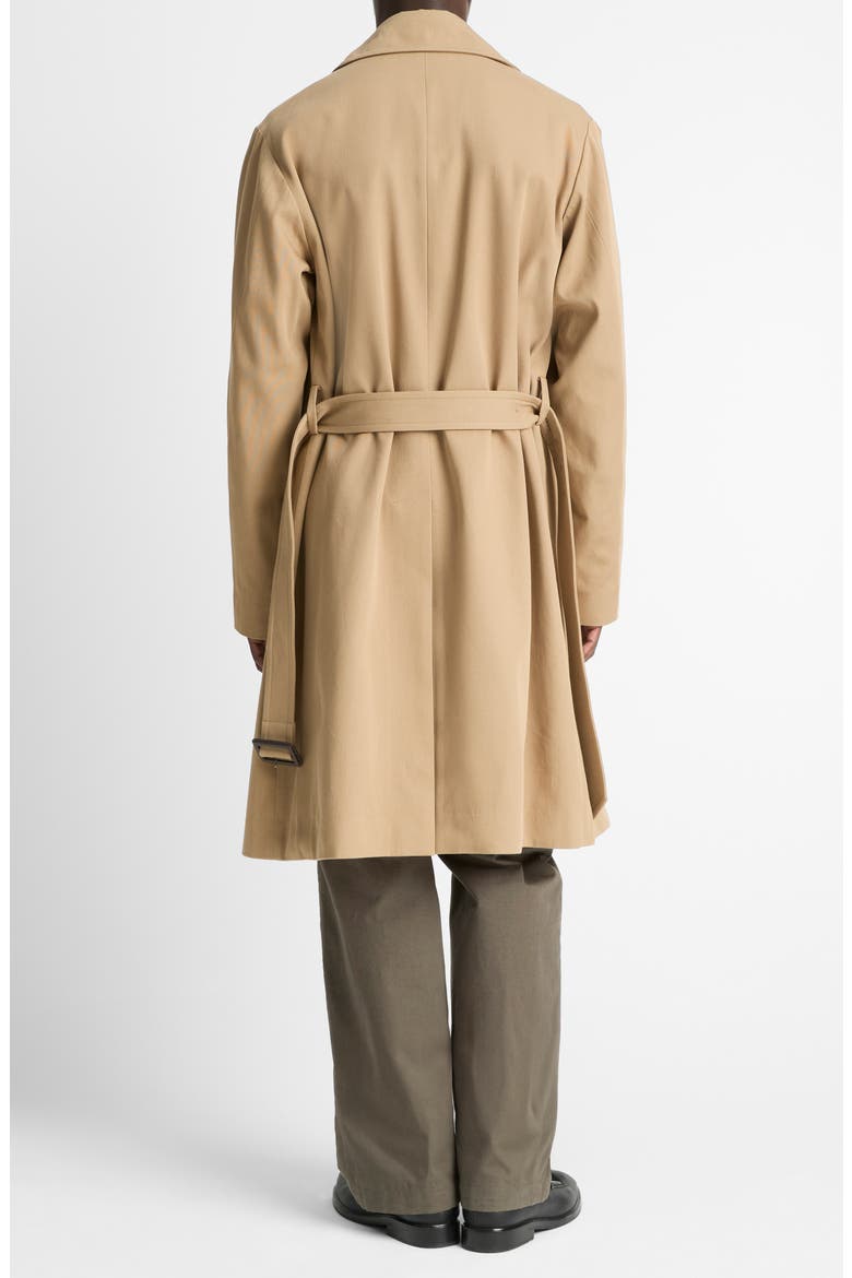 Double Breasted Trench Coat, Alternate, color, LIGHT BEACHWOOD