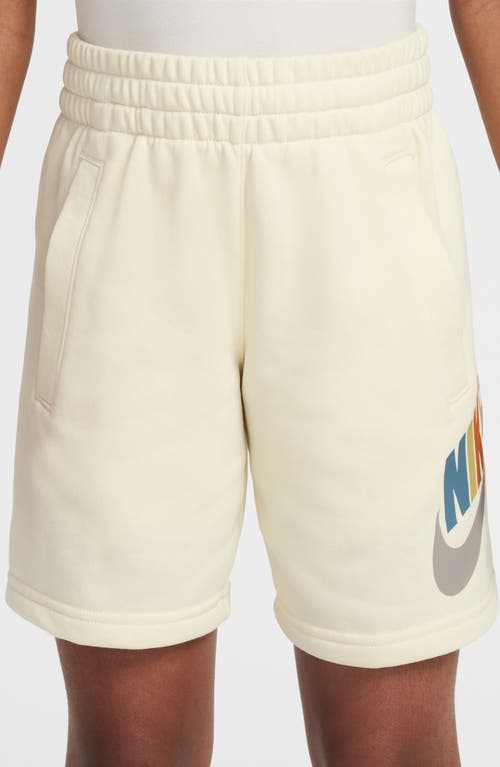 Nike Kids' Sportswear Club Fleece French Terry Shorts In Neutral