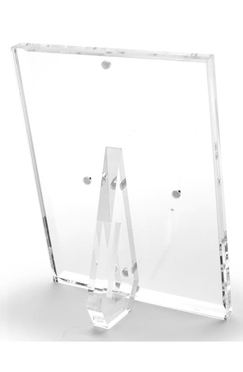 Tara Wilson Designs Beveled 4 X 4-inch Picture Frame In Transparent