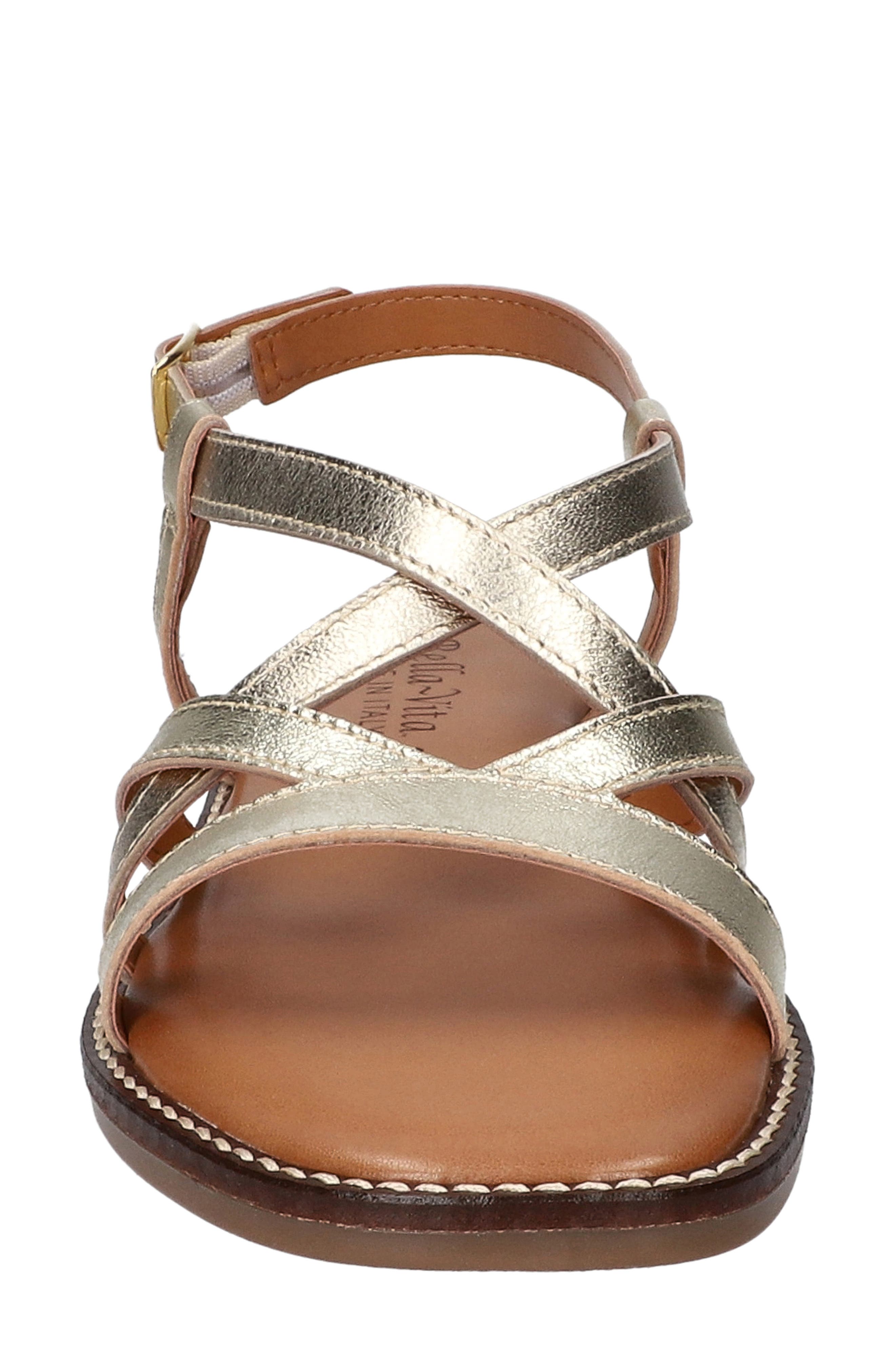 Tya Strappy Sandal, Alternate, color, CHAMPAGNE ITALIAN LEATHER
