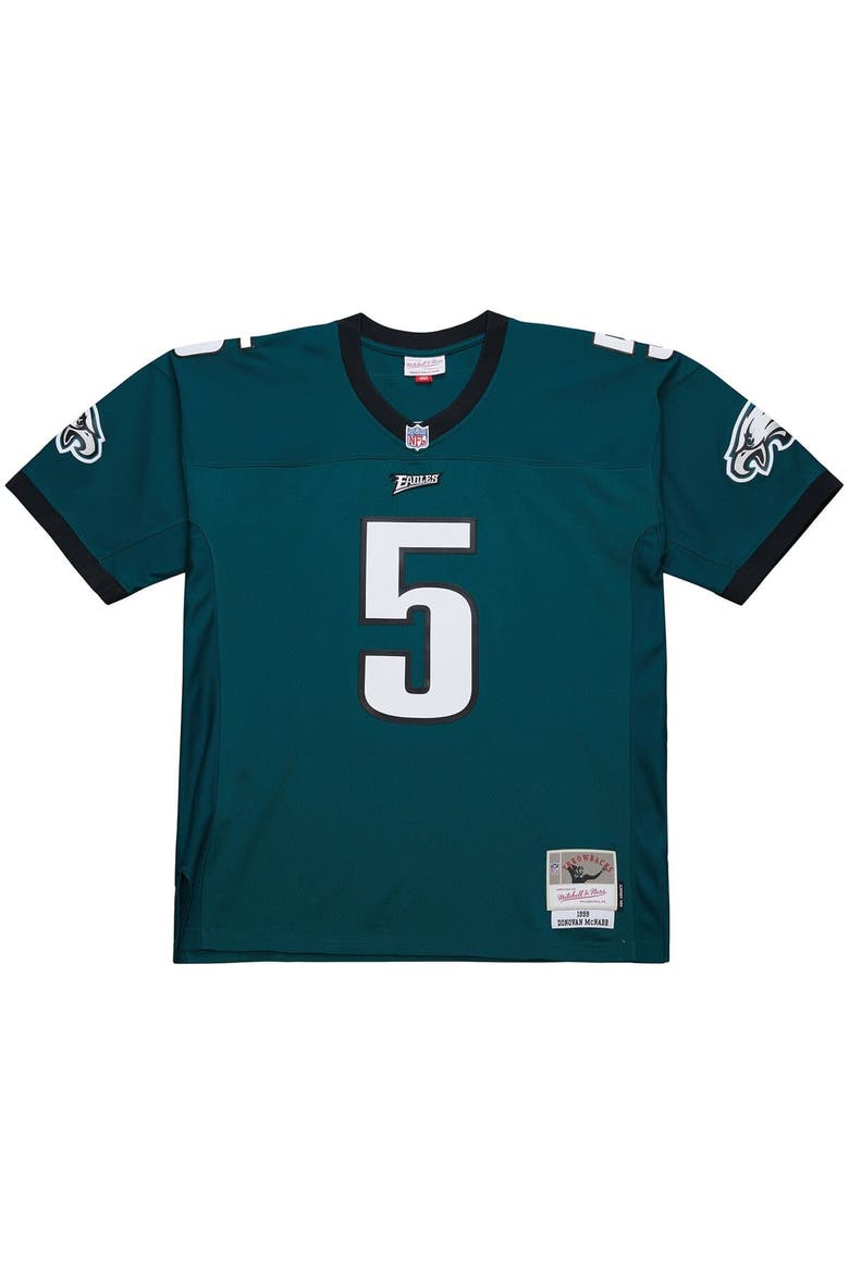 Men's Mitchell & Ness Donovan McNabb Midnight Green Philadelphia Eagles 1999 Legacy Replica Jersey, Alternate, color, Green