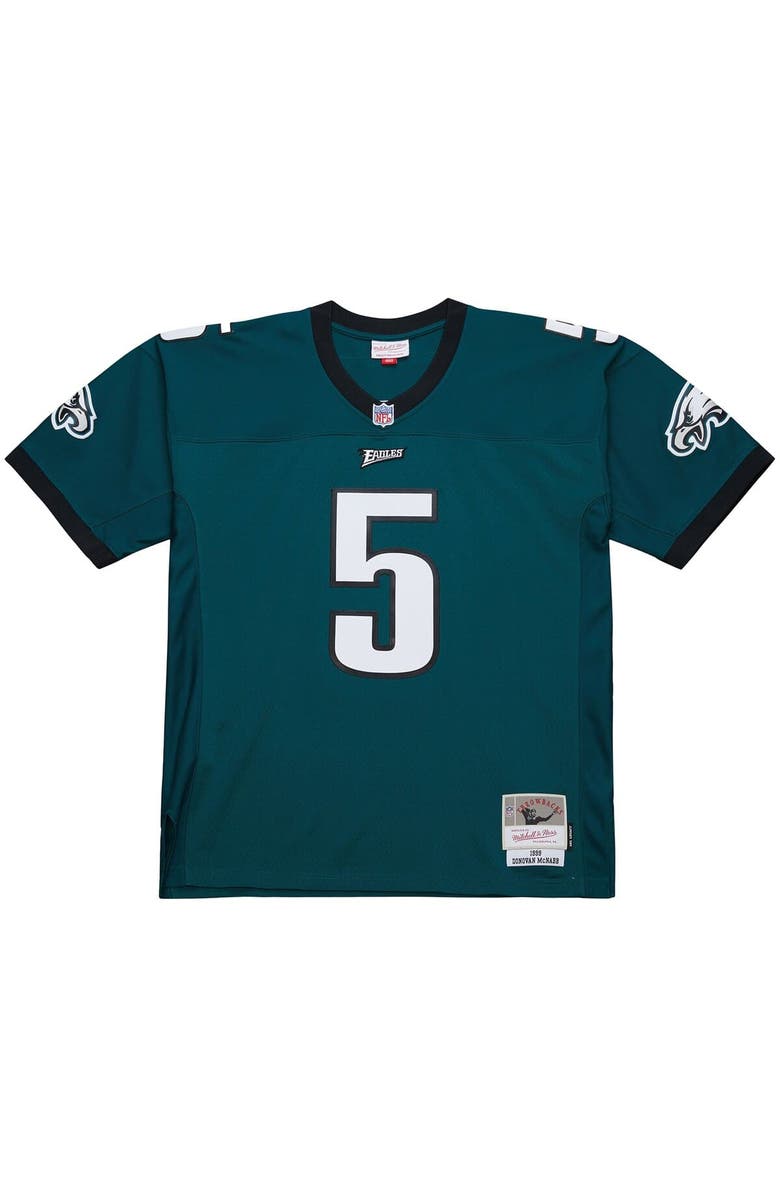 Mitchell & Ness Men's Mitchell & Ness Donovan McNabb Midnight Green Philadelphia Eagles 1999 Legacy Replica Jersey, Alternate, color, 