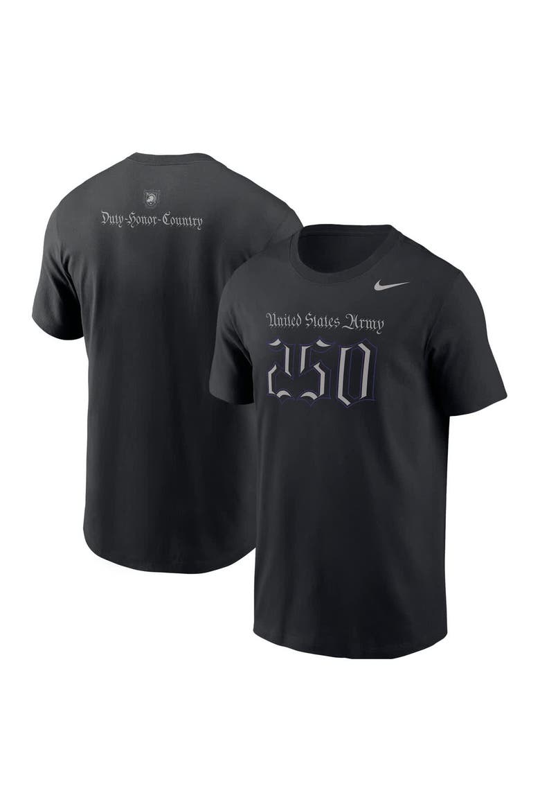 Men's Nike Black Army Black Knights Army 250 Collection T-Shirt, Main, color, Black