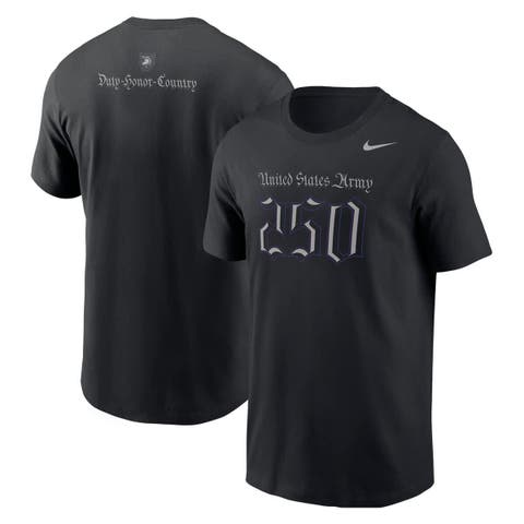 Men's Nike Black Army Black Knights Army 250 Collection T-Shirt