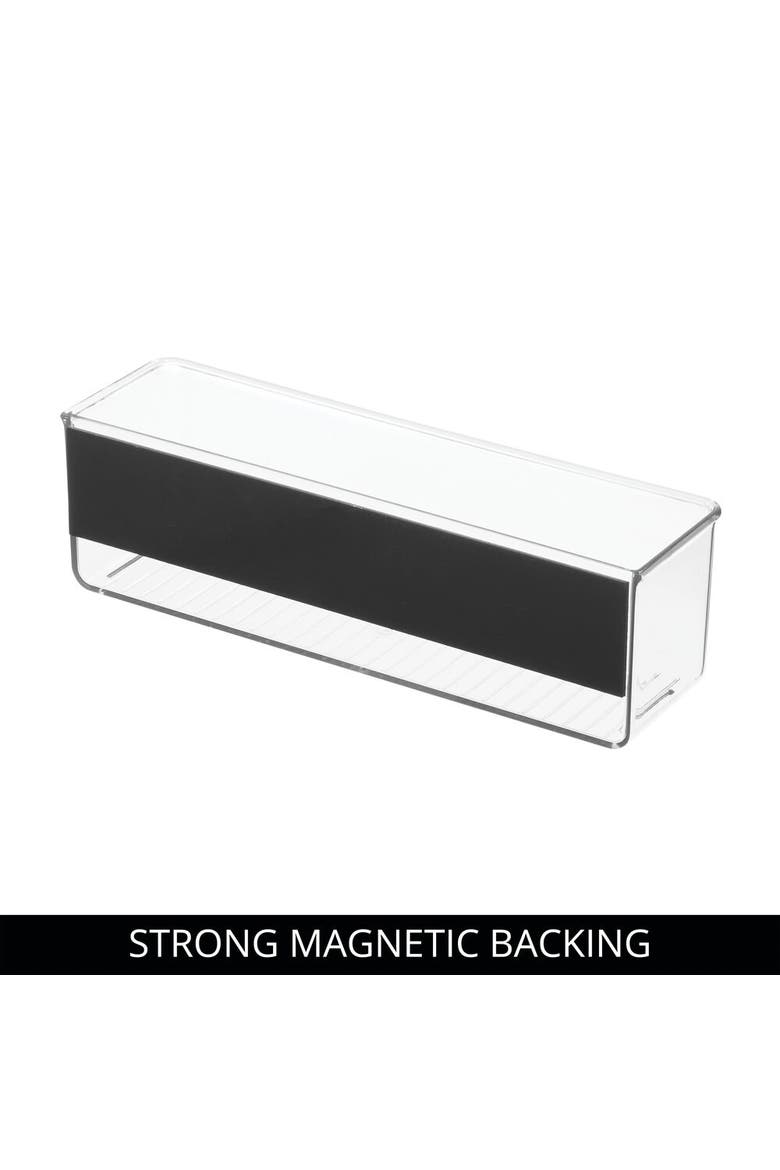 Magnetic Organizer Bins for Laundry Room - Set of 4 - Clear, Alternate, color, Clear