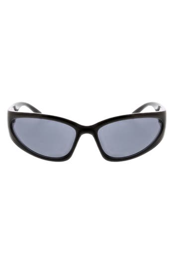 Bcbg 54mm Racer Wrap Sunglasses In Black