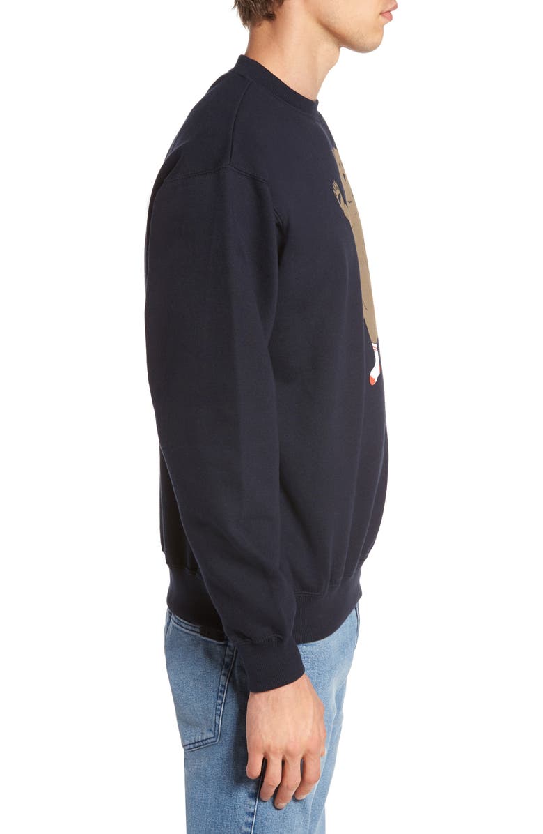 Altru Bear in Socks Sweatshirt, Alternate, color, 