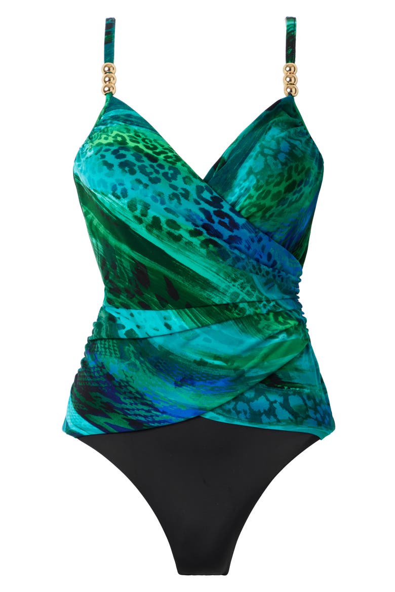 Margarita Louise One-Piece Swimsuit, Alternate, color, BLUE MULTI