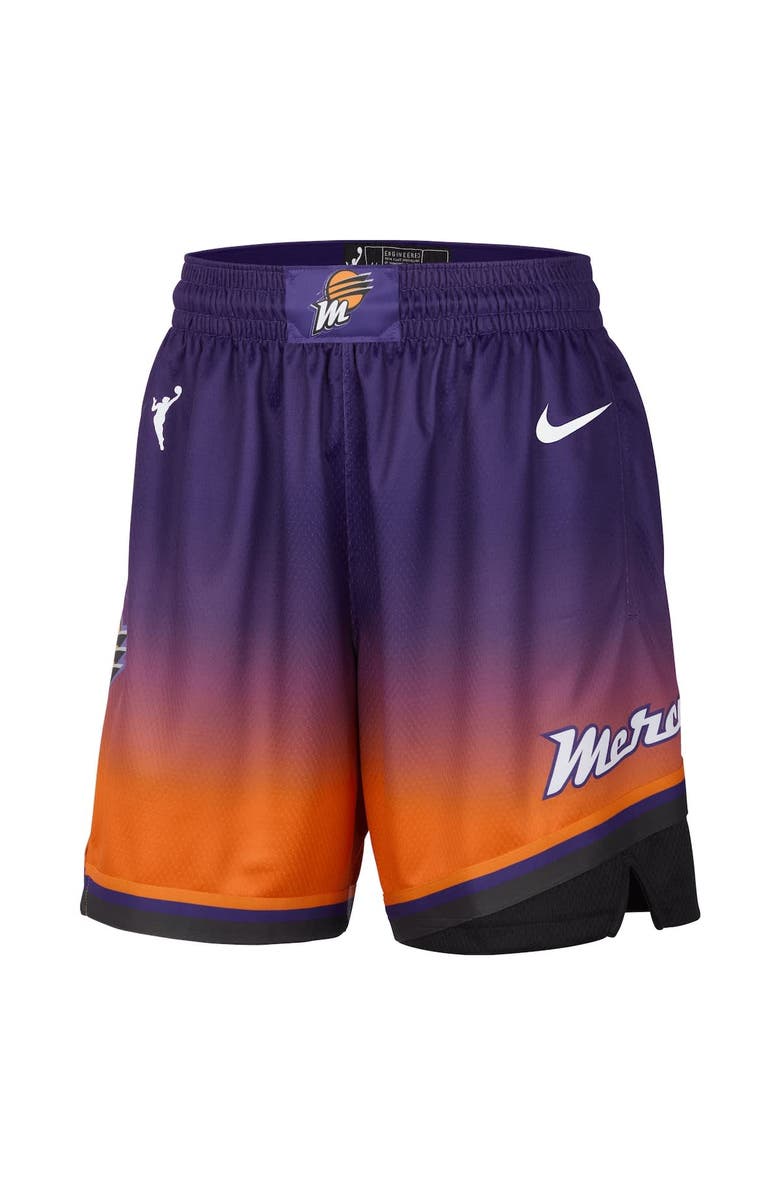 Nike Women's Nike Purple Phoenix Mercury On-Court Victory Performance Shorts, Alternate, color, Purple