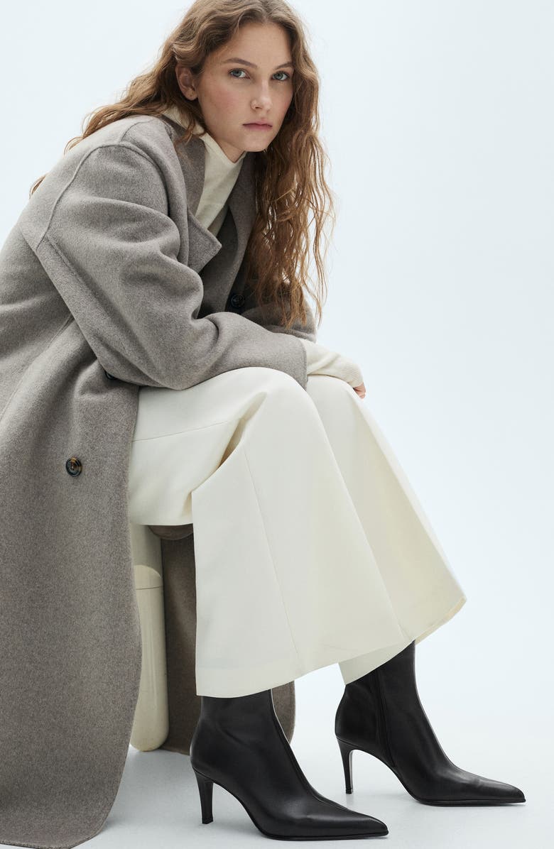 MANGO Pointed Toe Bootie, Alternate, color,