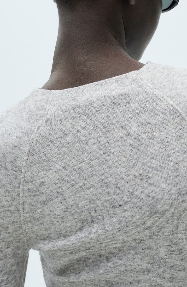 MANGO Seamed Knit Top, Alternate, color,