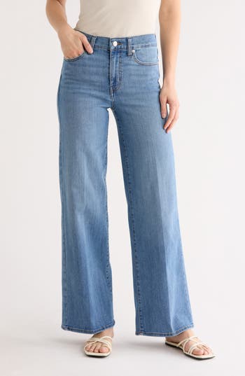FRAME The High Rise Wide Leg Jeans in Luma at Nordstrom Rack, Size 24