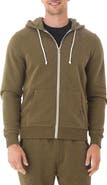 Threads 4 Thought Trim Fit Heathered Fleece Zip Hoodie