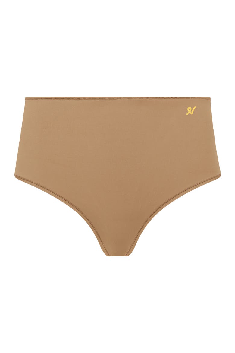 The Stretch High Waisted Brief, Alternate, color, BARE03