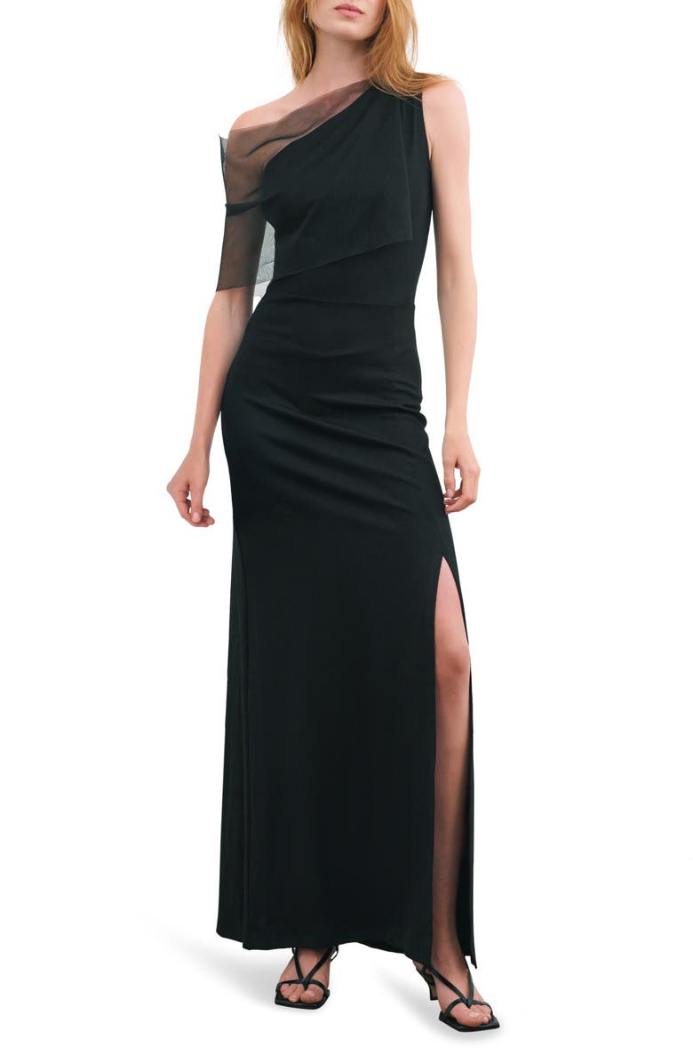 Marcella Zinnia Gown, Main, color, Black