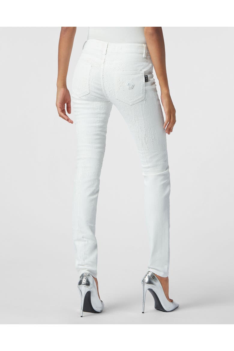 Jeggings Hexagon Women, Alternate, color, CrackleWhite