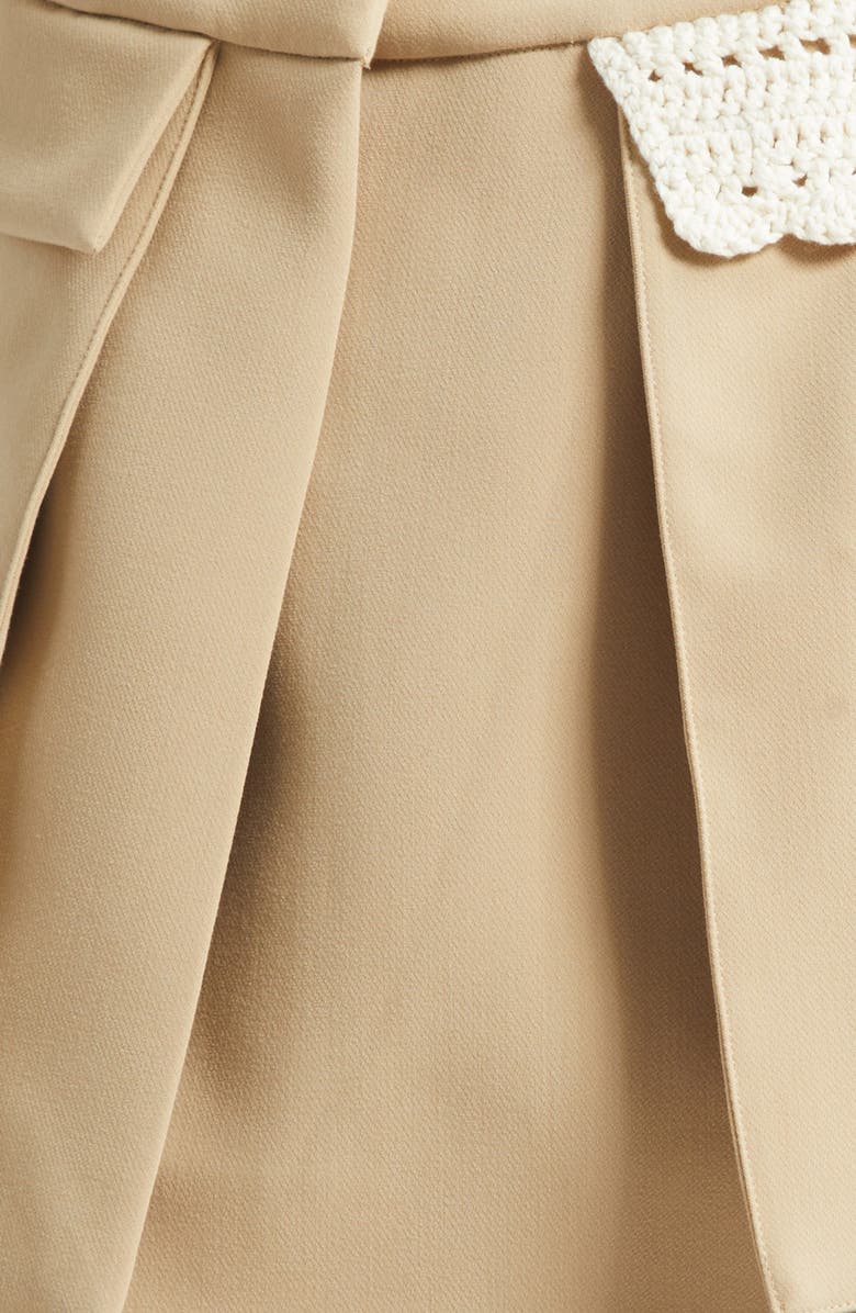 Stine Goya Waist Panel Miniskirt, Alternate, color, Ecru