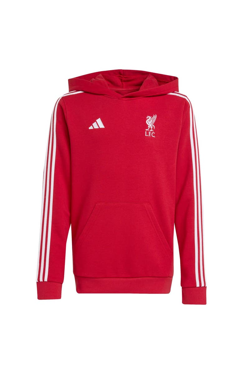 adidas Youth adidas Red Liverpool DNA Hoodie, Alternate, color, Red
