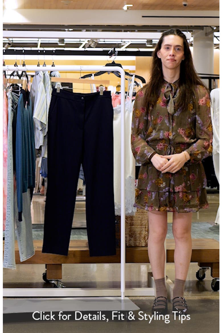 Ponte Slim Fit Trousers video