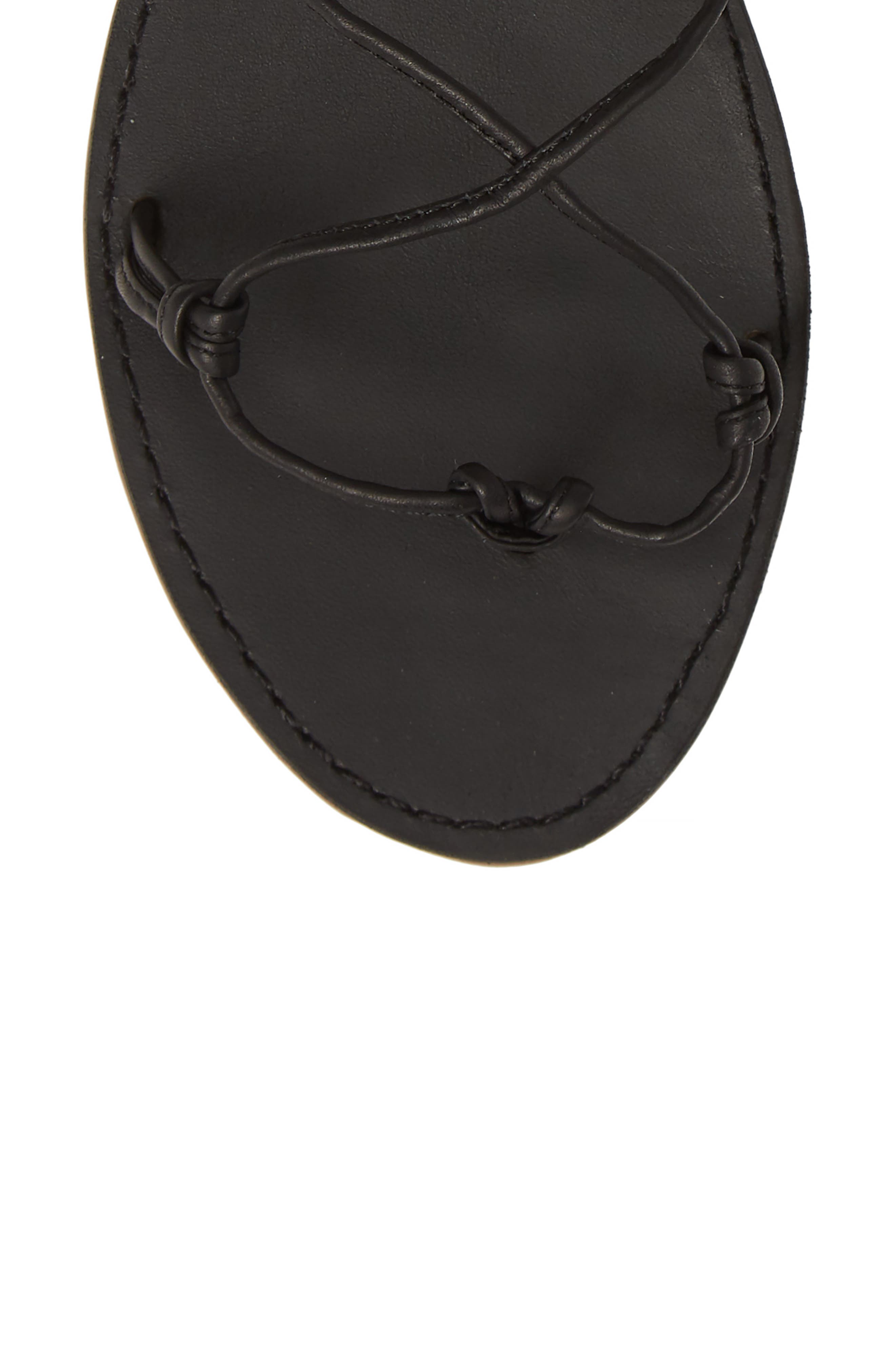 Madewell The Boardwalk Lace-Up Sandal, Alternate, color, 