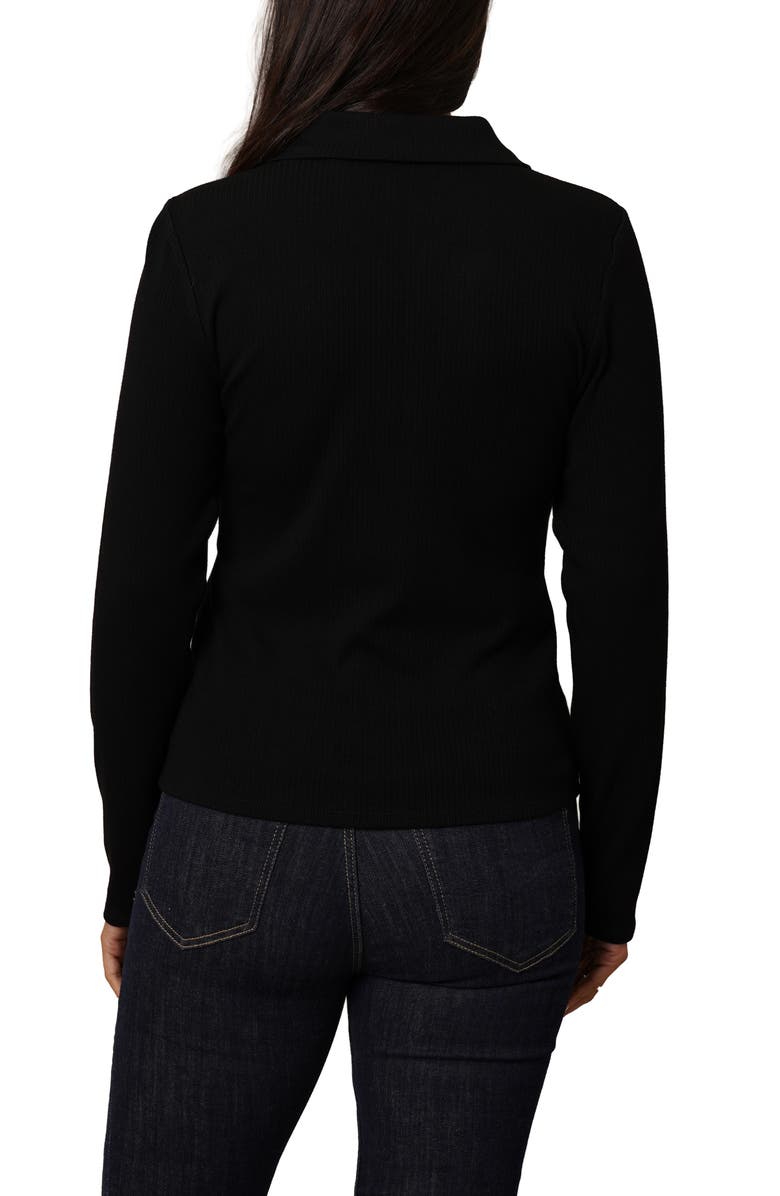 CYRUS Grommet Trim Rib Top, Alternate, color, Black