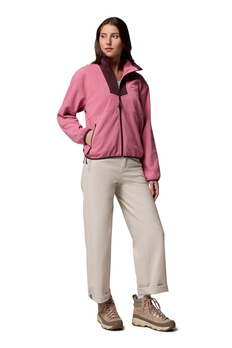 Sequoia Grove Fleece Jacket, Alternate, color, ROSETTE/ MOONVISTA