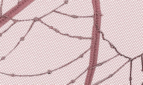 HUNKEMOLLER HUNKEMÖLLER RUBY EMBELLISHED EMBROIDERED MESH UNDERWIRE BRA 