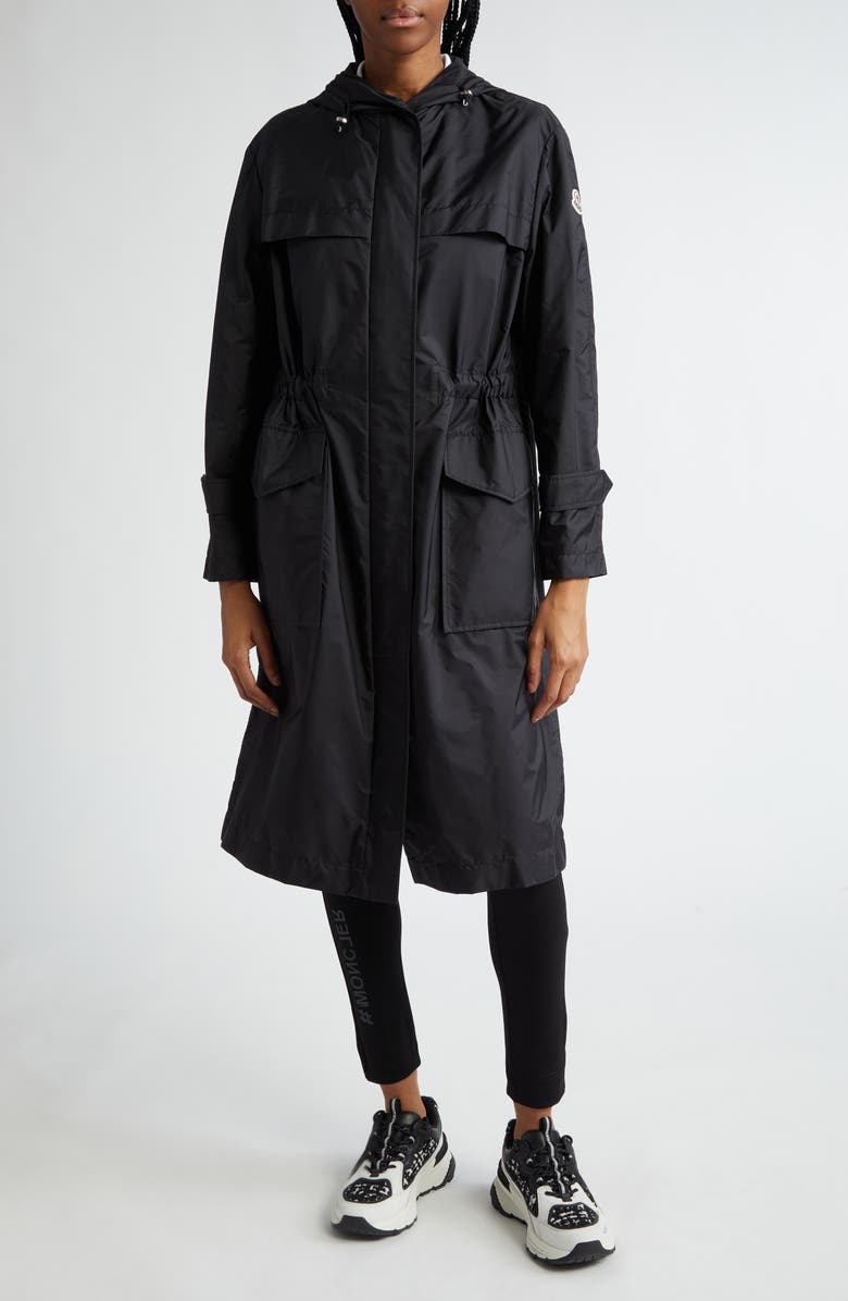 Moncler Hiengu Water Repellent Nylon Raincoat, Alternate, color, 