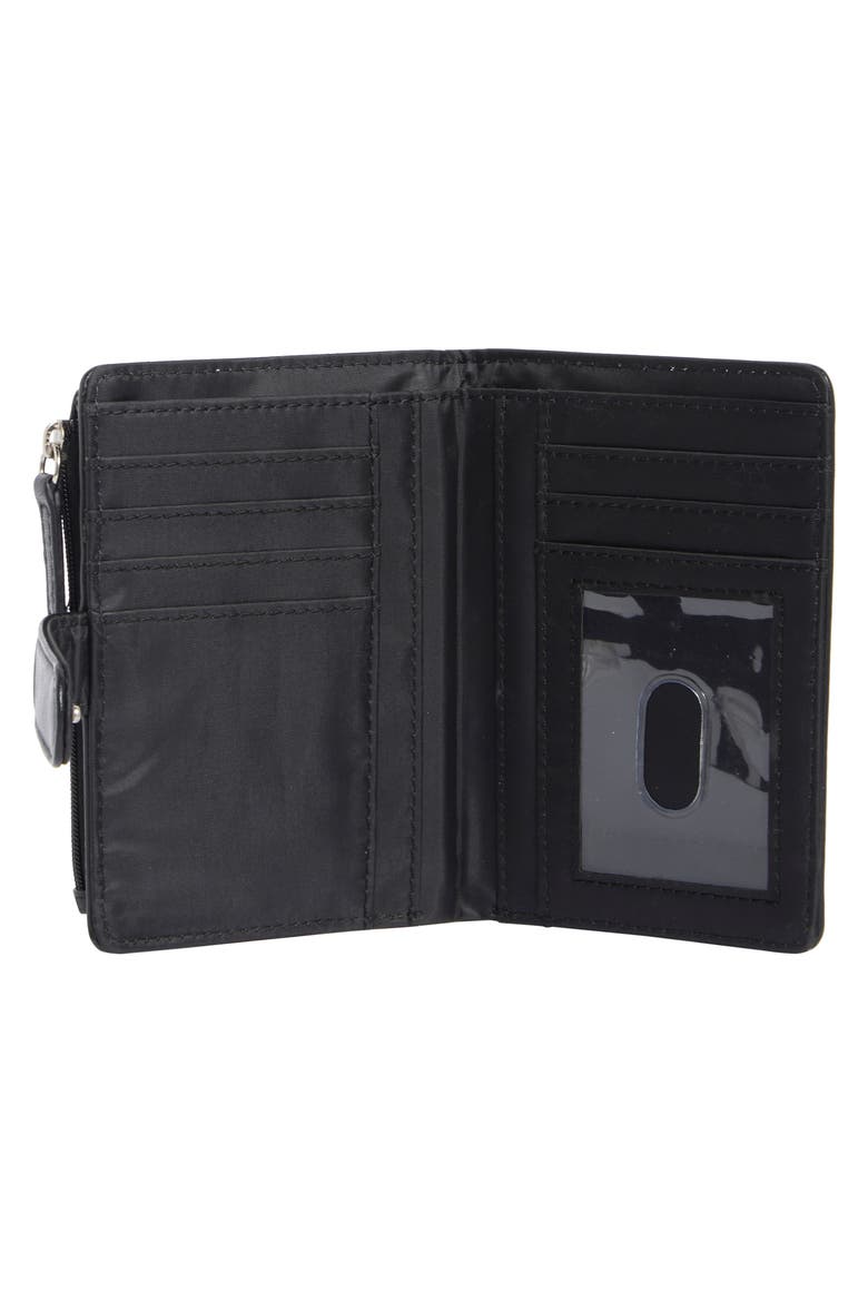 Campbell Quilted Leather Wallet, Alternate, color, BLACK