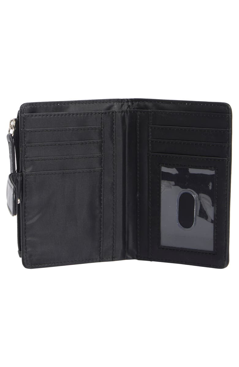 MUNDI SMALL LEATHER GOODS Campbell Quilted Leather Wallet, Alternate, color, Black