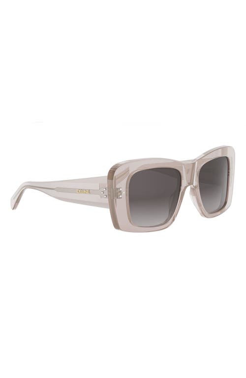 Shop Celine Bold 3 Dots 53mm Geometric Sunglasses