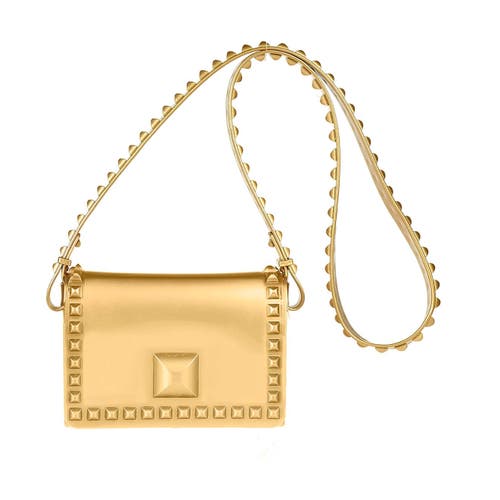 Carmen Sol Mini Graziella Kids Tote Bag In Gold