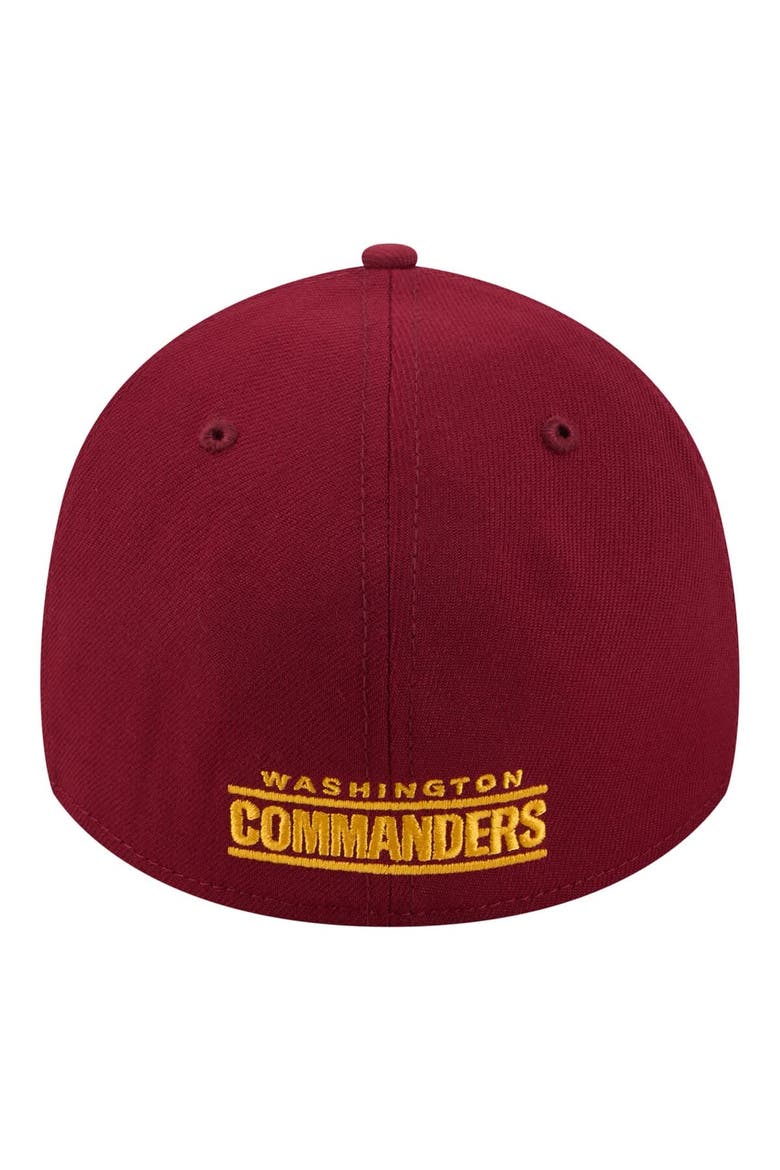 Men's New Era  Burgundy Washington Commanders Core Team 39THIRTY Flex Hat, Alternate, color, Burgundy