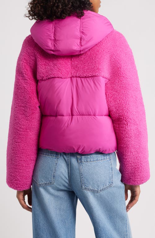 Ugg(r) Mykah Uggbraid Puffer Jacket In Pink